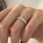 0.3 TCW Round Half Eternity Lab Grown Diamond Wedding Band