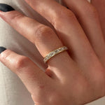0.3 TCW Round Half Eternity Lab Grown Diamond Wedding Band