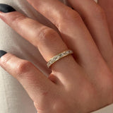 0.3 TCW Round Half Eternity Lab Grown Diamond Wedding Band