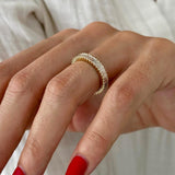 0.3 TCW Round Half Eternity Lab Grown Diamond Wedding Band