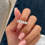 0.3 TCW Round Half Eternity Lab Grown Diamond Wedding Band
