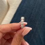 0.3 TCW Round Half Eternity Lab Grown Diamond Wedding Band