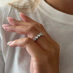0.3 TCW Round Half Eternity Lab Grown Diamond Wedding Band