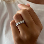 0.3 TCW Round Half Eternity Lab Grown Diamond Wedding Band