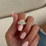 1.0 CT Pear Bezel Solitaire Lab Grown Diamond Bridal Set