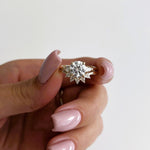 1.0 CT Pear Bezel Solitaire Lab Grown Diamond Bridal Set