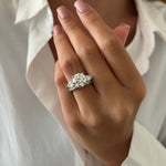 1.0 CT Pear Bezel Solitaire Lab Grown Diamond Bridal Set