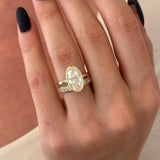 1.0 CT Pear Bezel Solitaire Lab Grown Diamond Bridal Set