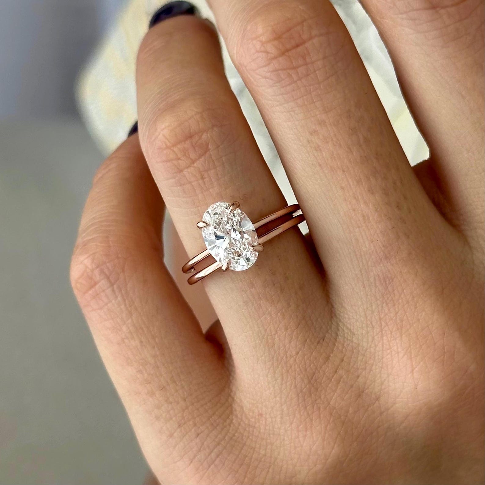 1.0 CT Pear Bezel Solitaire Lab Grown Diamond Bridal Set