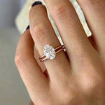 1.0 CT Pear Bezel Solitaire Lab Grown Diamond Bridal Set