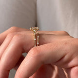 1.0 CT Pear Bezel Solitaire Lab Grown Diamond Bridal Set
