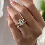 1.0 CT Pear Bezel Solitaire Lab Grown Diamond Bridal Set