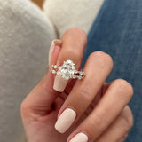 1.0 CT Pear Bezel Solitaire Lab Grown Diamond Bridal Set