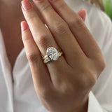 1.0 CT Pear Bezel Solitaire Lab Grown Diamond Bridal Set