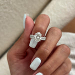 1.0 CT Pear Bezel Solitaire Lab Grown Diamond Bridal Set