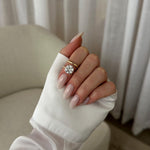 1.0 CT Pear Bezel Solitaire Lab Grown Diamond Bridal Set