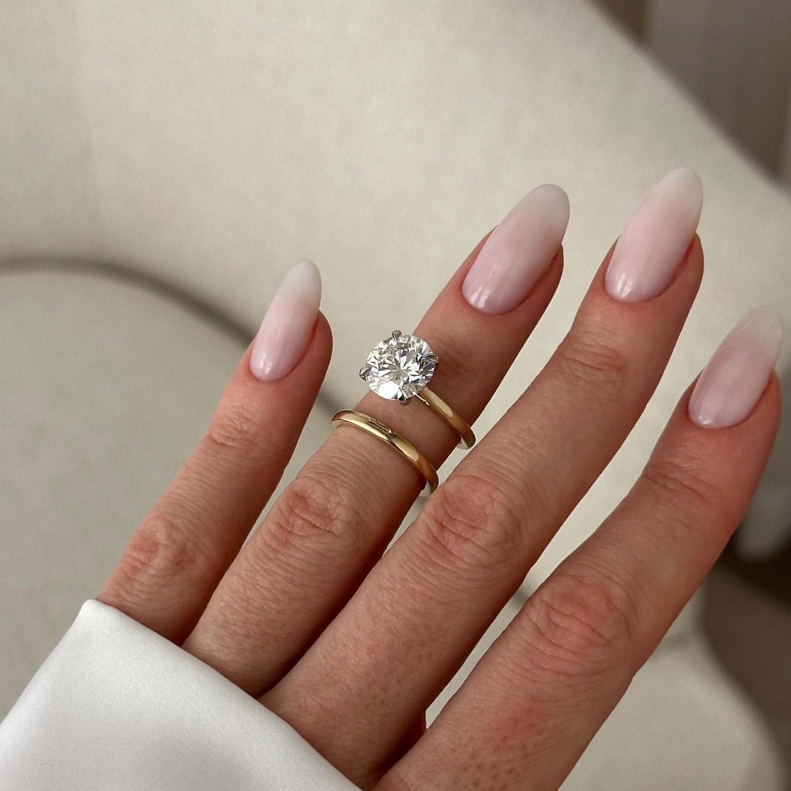 1.0 CT Pear Bezel Solitaire Lab Grown Diamond Bridal Set
