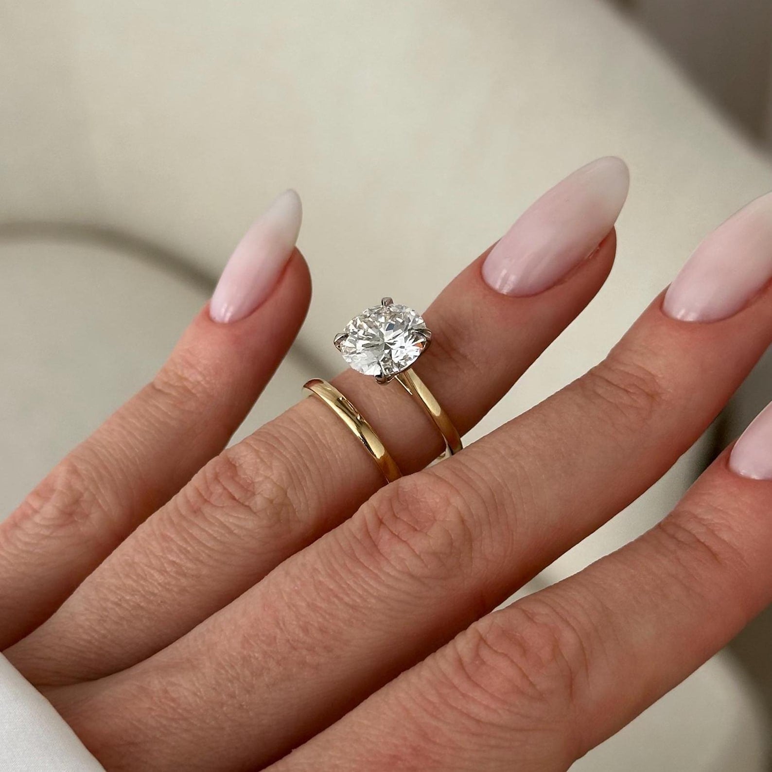 1.0 CT Pear Bezel Solitaire Lab Grown Diamond Bridal Set