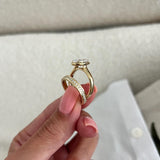 1.0 CT Pear Bezel Solitaire Lab Grown Diamond Bridal Set