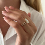 1.0 CT Pear Bezel Solitaire Lab Grown Diamond Bridal Set