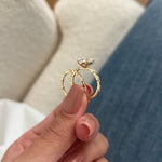1.0 CT Pear Bezel Solitaire Lab Grown Diamond Bridal Set