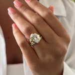 1.0 CT Pear Bezel Solitaire Lab Grown Diamond Bridal Set