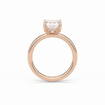 2.3 CT Emerald Cut Solitaire Moissanite Engagement Ring 20