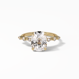 4.0 CT Cushion Cut Dainty Style Moissanite Engagement Ring 8