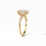 4.0 CT Cushion Cut Dainty Style Moissanite Engagement Ring 11