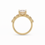 4.0 CT Cushion Cut Dainty Style Moissanite Engagement Ring 13
