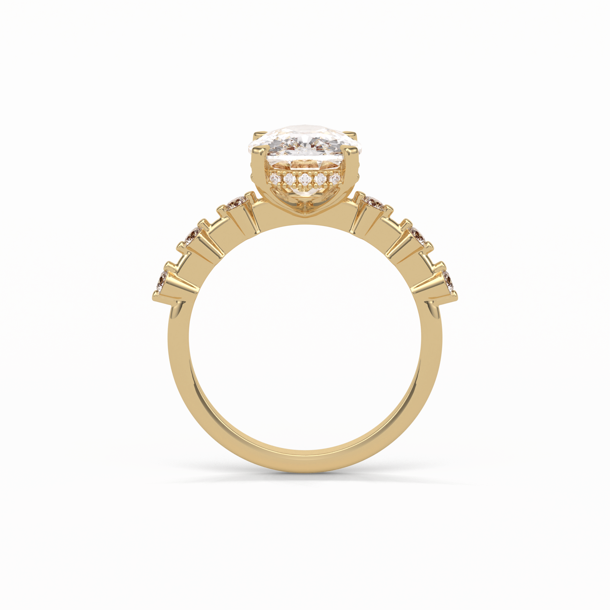 4.0 CT Cushion Cut Dainty Style Moissanite Engagement Ring 13
