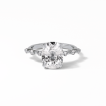 4.0 CT Cushion Cut Dainty Style Moissanite Engagement Ring 1