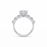4.0 CT Cushion Cut Dainty Style Moissanite Engagement Ring 5