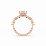 1.93 CT Pear Cut Dainty Style Moissanite Engagement Ring 14