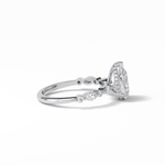 1.93 CT Pear Cut Dainty Style Moissanite Engagement Ring 4