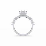 1.93 CT Pear Cut Dainty Style Moissanite Engagement Ring 2