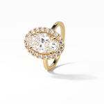 3.15 CT Oval Cut Solitaire Style Moissanite Engagement Ring 16