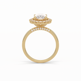3.15 CT Oval Cut Solitaire Style Moissanite Engagement Ring 17