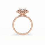 3.15 CT Oval Cut Solitaire Style Moissanite Engagement Ring 12