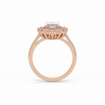 1.91 CT Oval Cut Halo Moissanite Engagement Ring 39