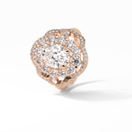 1.91 CT Oval Cut Halo Style Moissanite Engagement Ring 10