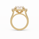 6.2 CT Radiant Cut Three Stones Style Moissanite Engagement Ring 18