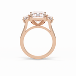 6.2 CT Radiant Cut Three Stones Style Moissanite Engagement Ring 10