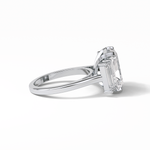 6.2 CT Radiant Cut Three Stones Style Moissanite Engagement Ring 7