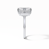 6.2 CT Radiant Cut Three Stones Style Moissanite Engagement Ring 2