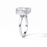 6.2 CT Radiant Cut Three Stones Style Moissanite Engagement Ring 3