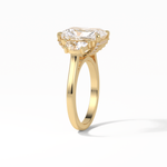 4.76 CT Radiant Cut Three Stones Style Moissanite Engagement Ring 20