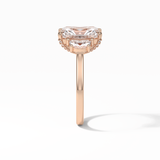 4.76 CT Radiant Cut Three Stones Style Moissanite Engagement Ring 16