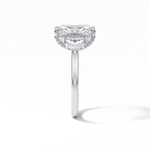 4.76 CT Radiant Cut Three Stones Style Moissanite Engagement Ring 4