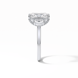4.76 CT Radiant Cut Three Stones Style Moissanite Engagement Ring 4